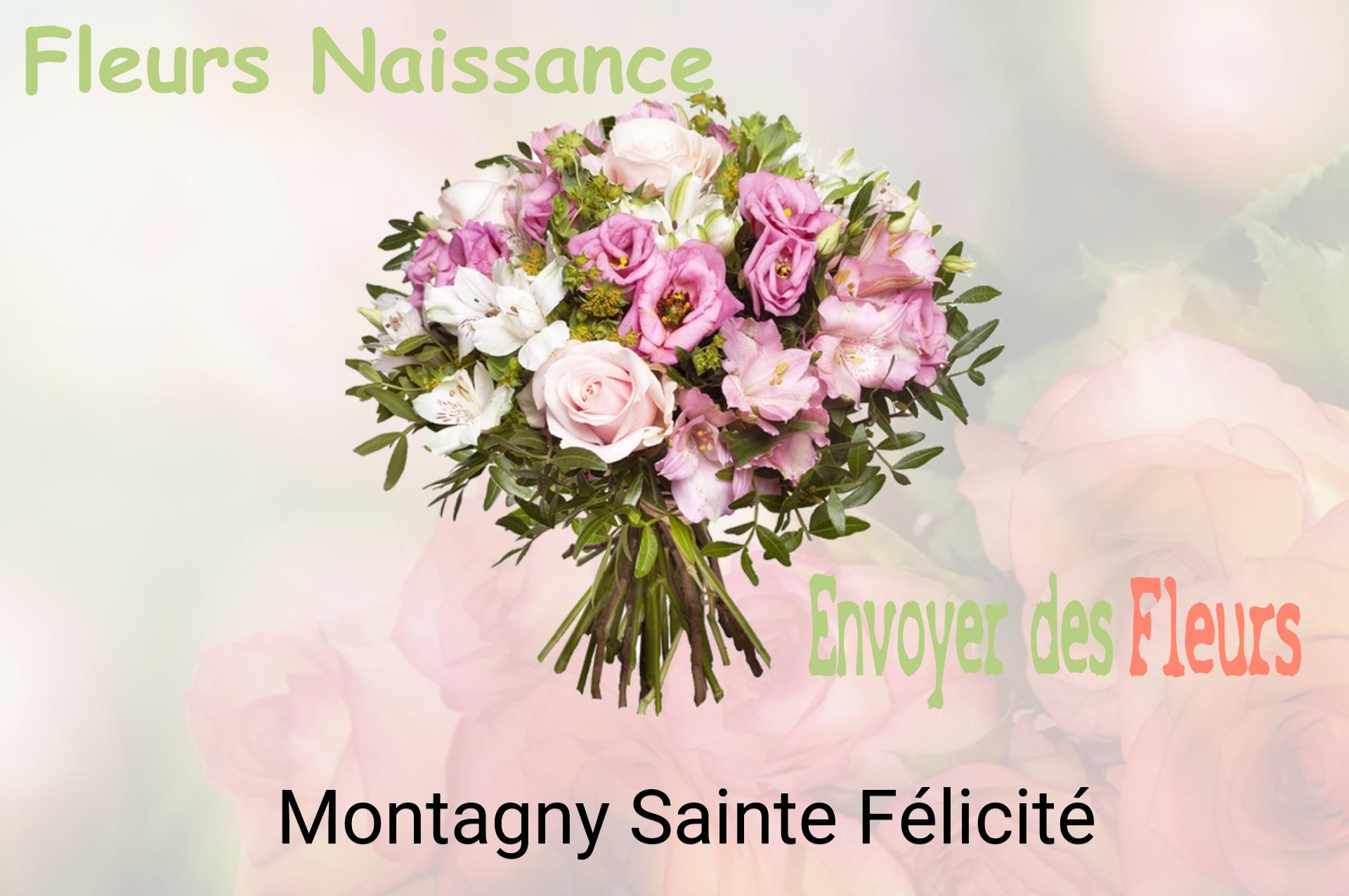 Bouquet de fleurs de naissance livré à Montagny-Sainte-Félicité